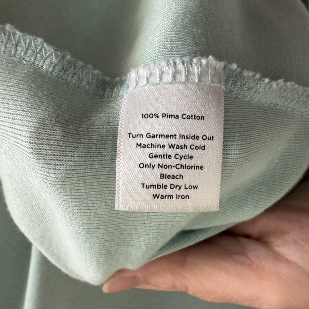 Talbots Light Green Short Sleeve Top - Picture 5 of 6